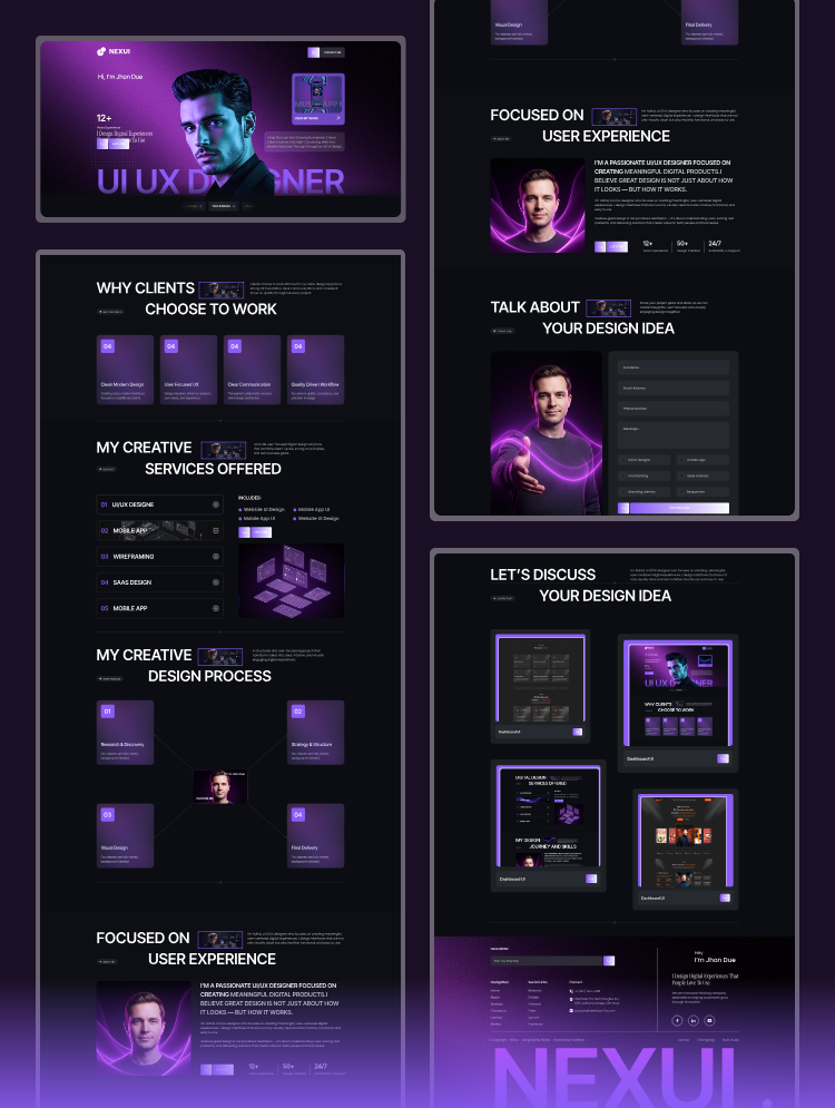 Responsive WordPress theme preview