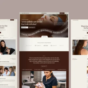 aesthiva is a premium med spa and aesthetic clinic webflow template